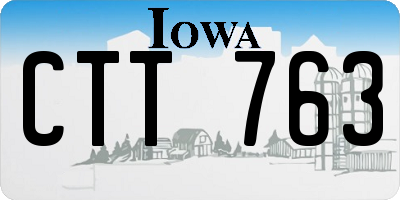IA license plate CTT763
