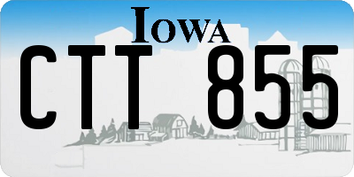 IA license plate CTT855