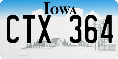 IA license plate CTX364