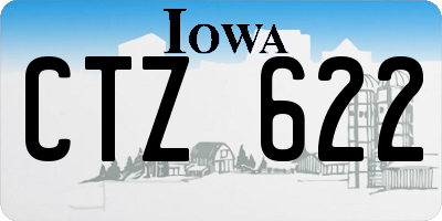 IA license plate CTZ622