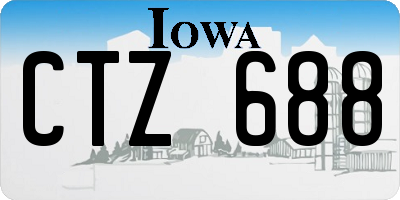 IA license plate CTZ688