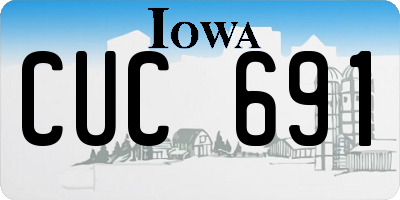 IA license plate CUC691