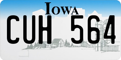 IA license plate CUH564