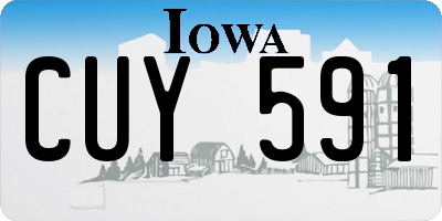 IA license plate CUY591