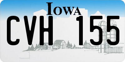 IA license plate CVH155