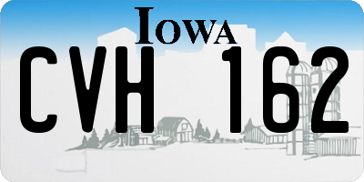 IA license plate CVH162
