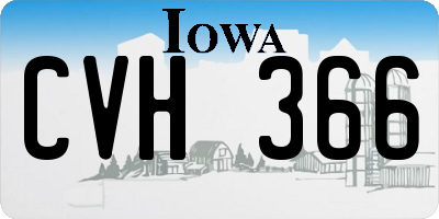 IA license plate CVH366