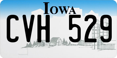 IA license plate CVH529