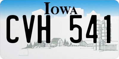 IA license plate CVH541
