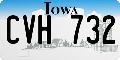IA license plate CVH732