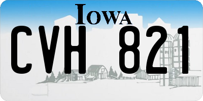 IA license plate CVH821