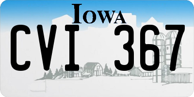IA license plate CVI367