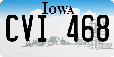 IA license plate CVI468