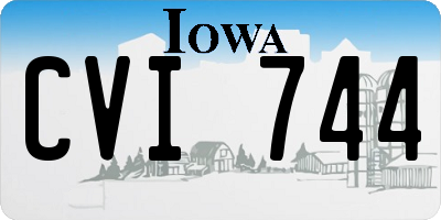 IA license plate CVI744