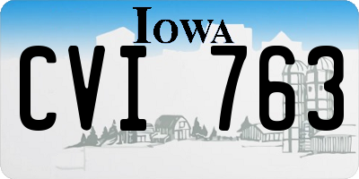 IA license plate CVI763