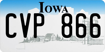 IA license plate CVP866