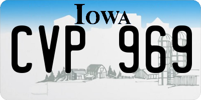 IA license plate CVP969