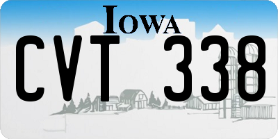IA license plate CVT338