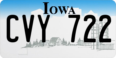 IA license plate CVY722