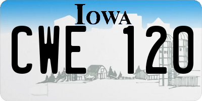 IA license plate CWE120