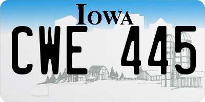 IA license plate CWE445