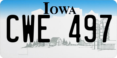 IA license plate CWE497