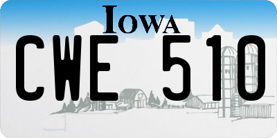 IA license plate CWE510