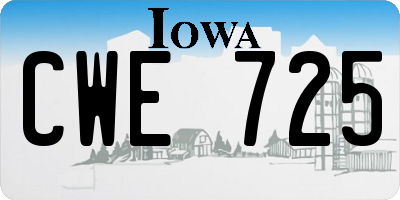 IA license plate CWE725