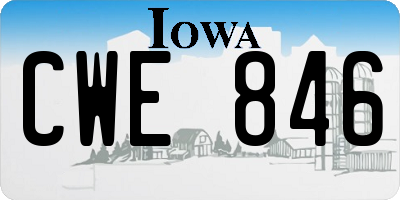 IA license plate CWE846