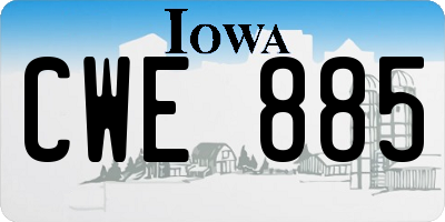 IA license plate CWE885