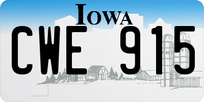 IA license plate CWE915