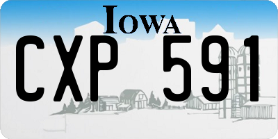 IA license plate CXP591