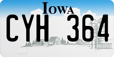 IA license plate CYH364