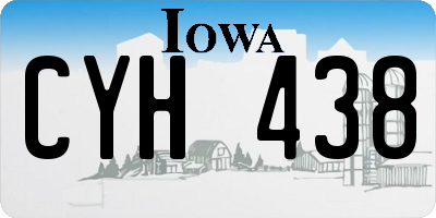 IA license plate CYH438