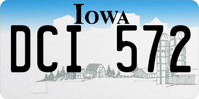 IA license plate DCI572