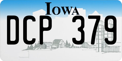 IA license plate DCP379