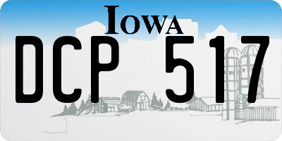 IA license plate DCP517