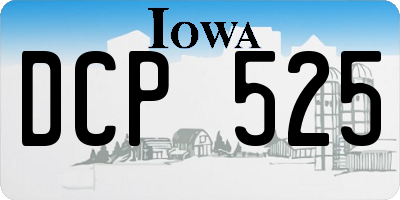 IA license plate DCP525