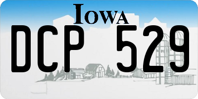 IA license plate DCP529