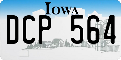IA license plate DCP564