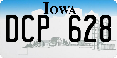IA license plate DCP628