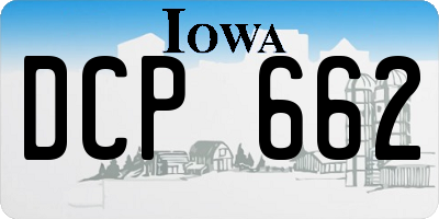 IA license plate DCP662