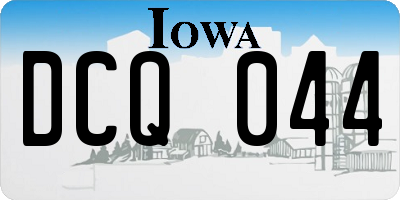 IA license plate DCQ044