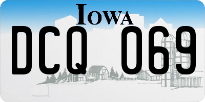 IA license plate DCQ069