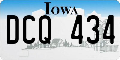 IA license plate DCQ434