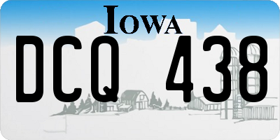 IA license plate DCQ438