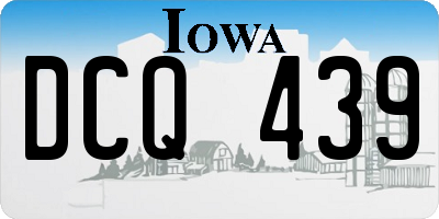 IA license plate DCQ439