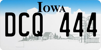 IA license plate DCQ444