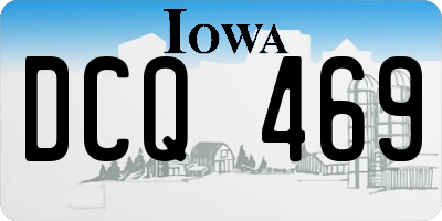 IA license plate DCQ469