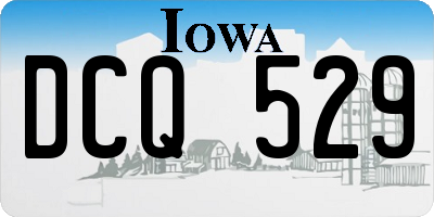 IA license plate DCQ529